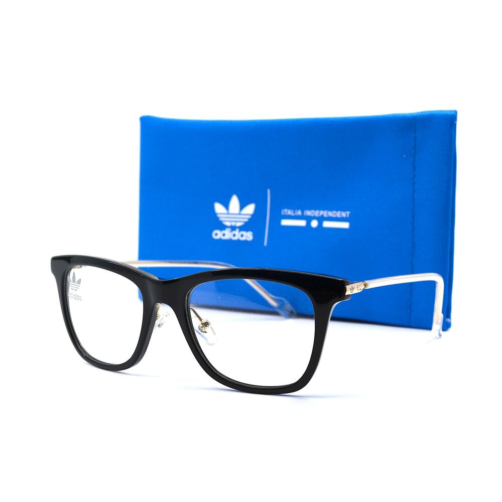 NEW ADIDAS AOK0050 BLACK GOLD EYEGLASSES FRAME